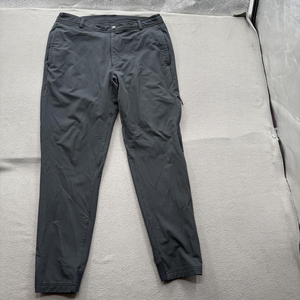 Mack‎ Weldon Pants Mens Large Gray Jogger Stretch Zip Pocket Athletic Gym